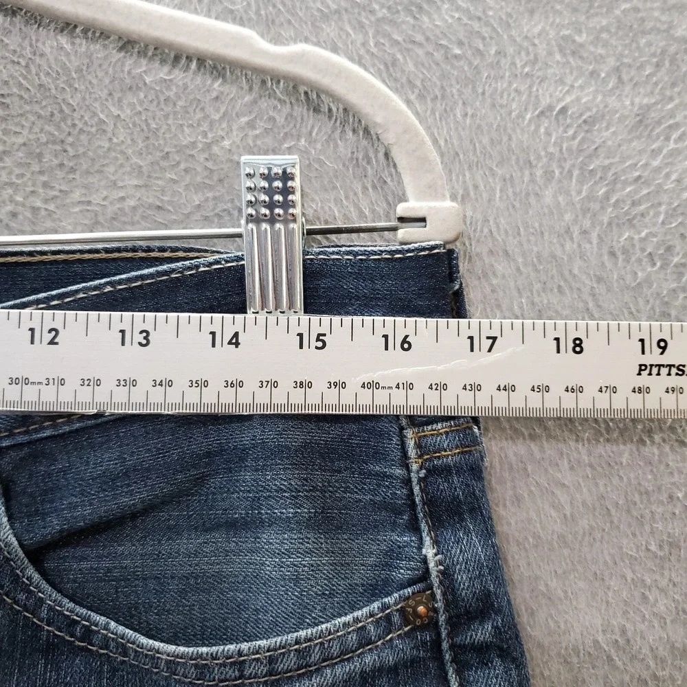 Levi's 514 Men Jeans 32x32 Blue Denim Tumbled Rigid Slim‎ Fit (34x31)